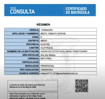 inscripciones en linea ministerio de educacion