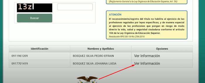 consulta de titulos senescyt